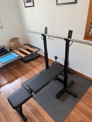 Banco press banca musculación