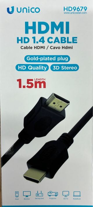 Cable HDMI Unico HD 1.4 - 1.5m