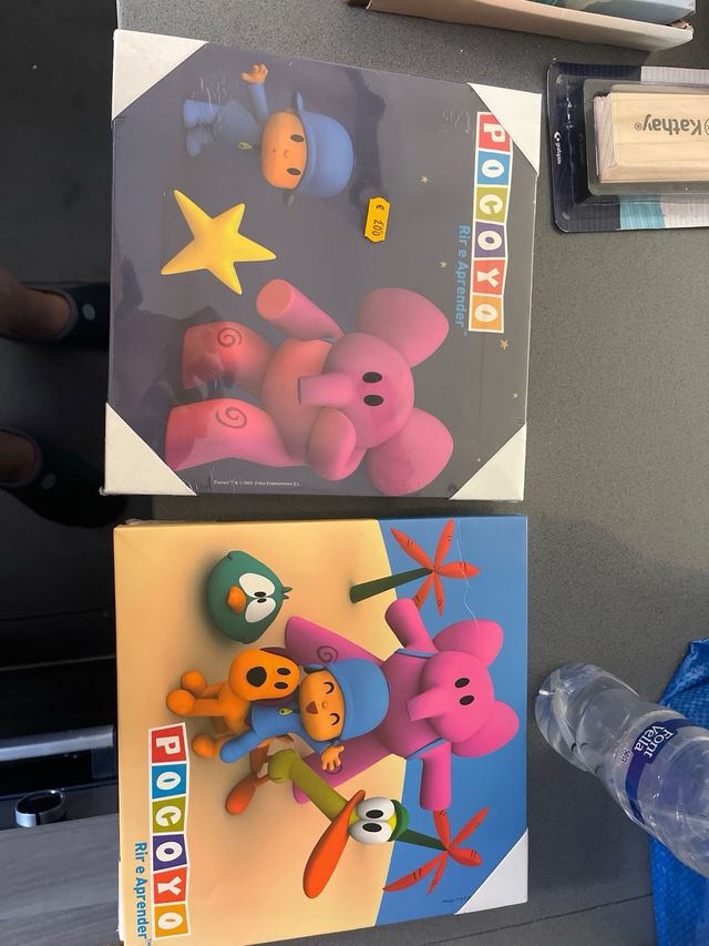 4 Cuadros Mickey Mouse y pocoyo