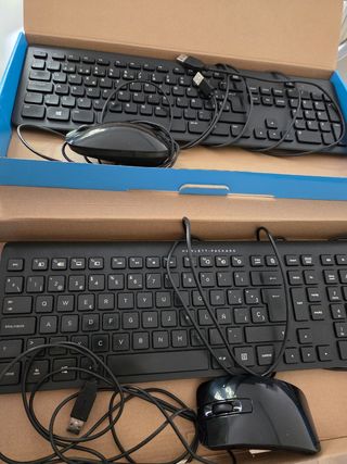 Tastiere e mouse HP e Dell