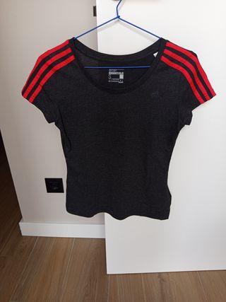 Camiseta Adidas mujer negra - S