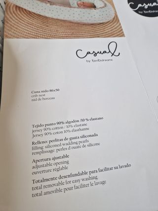 Cuna nido Bimbi Casual bebé