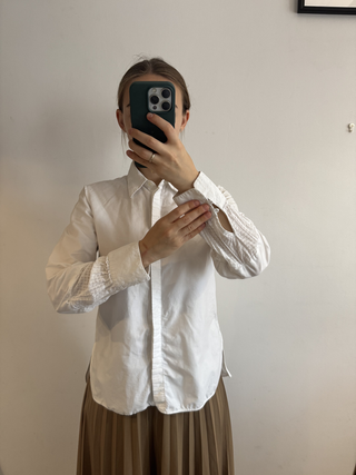 Blusa Massimo Dutti blanca