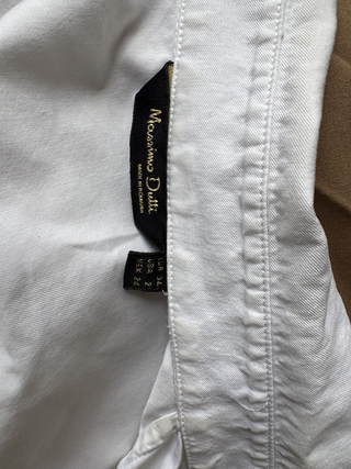 Blusa Massimo Dutti blanca