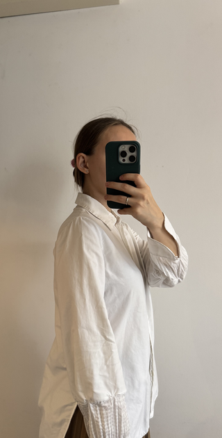 Blusa Massimo Dutti blanca