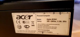 Ordenador Acer Aspire M - Torre + Monitor 