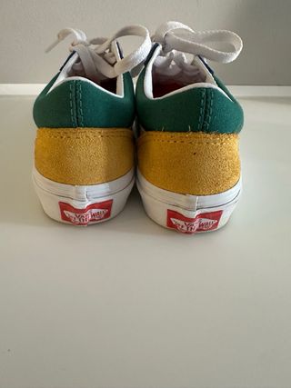 Vans Old Skool Niño - Verde, Azul Marino