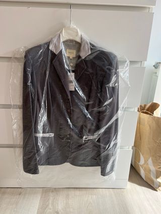 Chaqueta hípica NANOS gris-negro