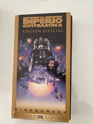 Trilogía Star Wars VHS: Imperio, Jedi, Guerra Gala