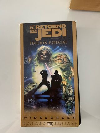 Trilogía Star Wars VHS: Imperio, Jedi, Guerra Gala