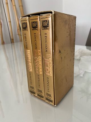 Trilogía Star Wars VHS: Imperio, Jedi, Guerra Gala