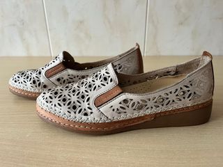 Mocasines Piel Beige 48 Horas
