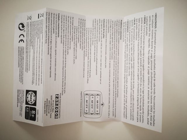 Juego Verdad o Mentira Educa