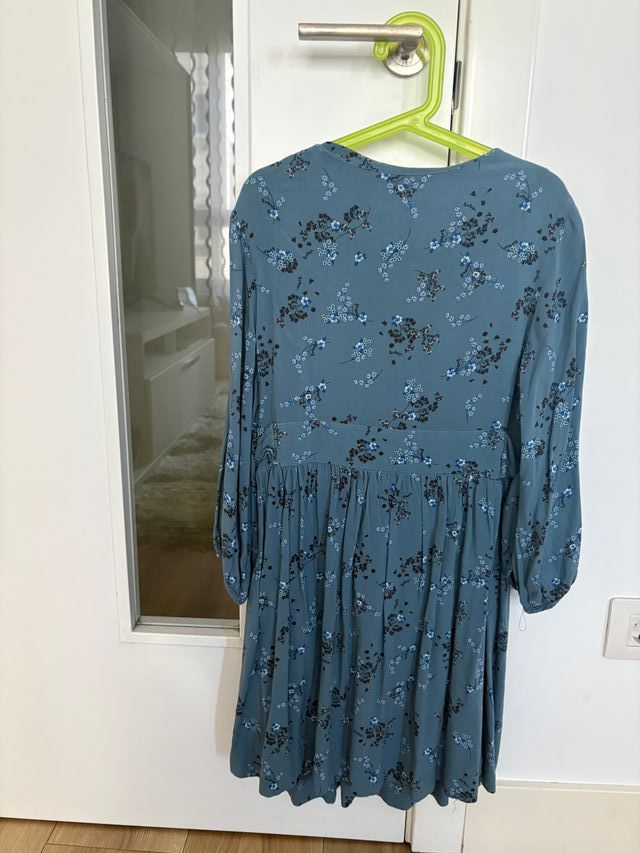 Vestido y chaleco de pelo niña