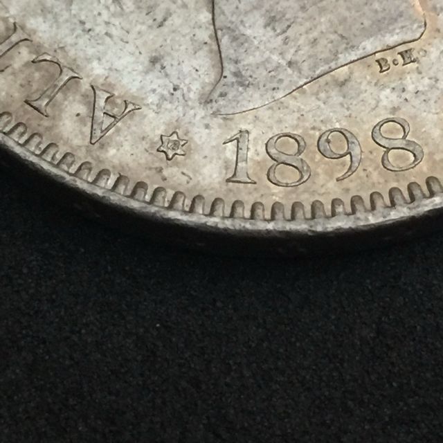 Moneda 5 Pesetas plata 1898
