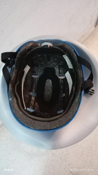 Casco bici niño, azul claro