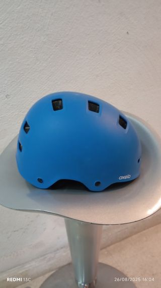Casco bici niño, azul claro