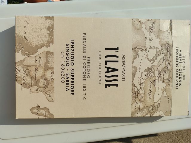 Lenzuolo singolo Alviero Martini 1° Classe