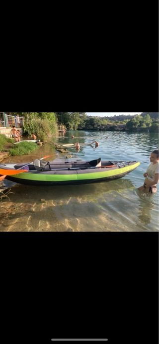 Kayak inflable 2 plazas