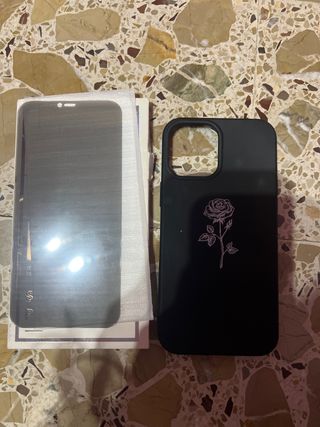 Funda iPhone + protector pantalla