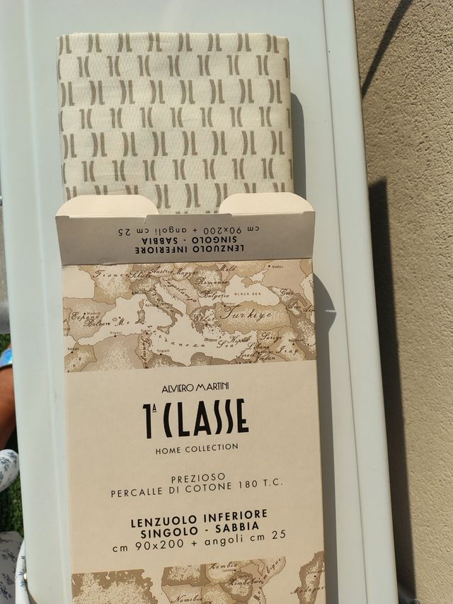 Lenzuolo singolo Alviero Martini - Sabbia