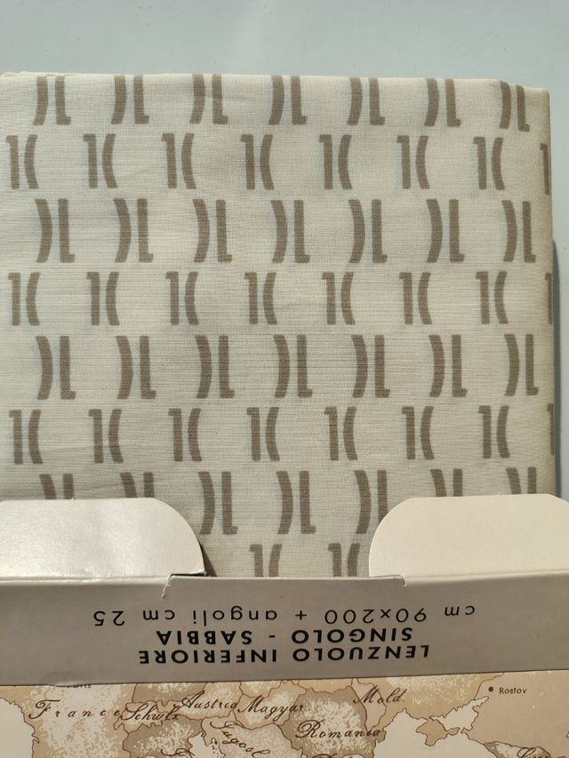 Lenzuolo singolo Alviero Martini - Sabbia