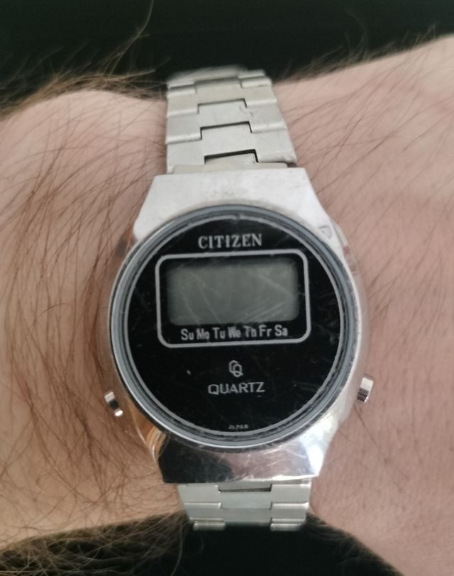 Reloj Citizen digital cuarzo vintage