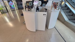 Kiosco mostrador expositor madera stand quiosco