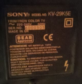 TV Sony Trinitron 29 pulgadas