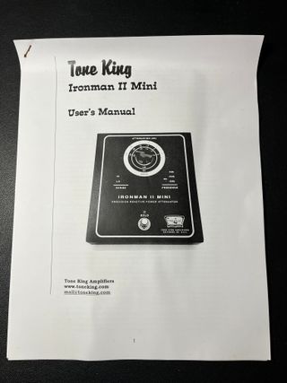 Atenuador Tone King Ironman II Mini