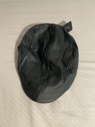 Boina negra - Gorra plana para niñ@