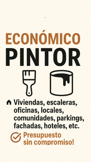 PINTORES ECONOMICOS / PRESUPUESTO SIN COMPROMISO