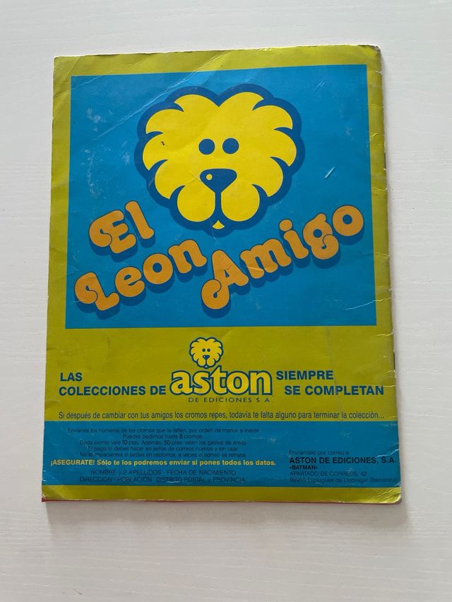 Album de cromos BATMAN Completo