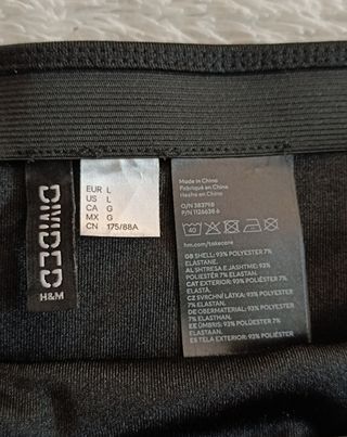 Falda de tubo HyM talla L