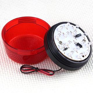 LED strobe vermelho para alarme, portão