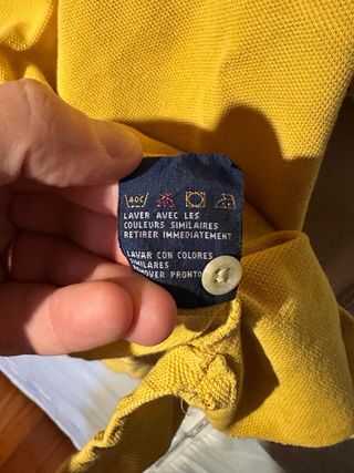 Polo Tommy Hilfiger Gialla Uomo