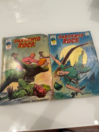 Lote de comics antiguos de Sargento Rock