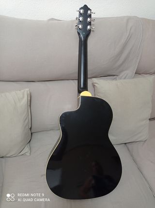 Guitarra Giannini acústica negra
