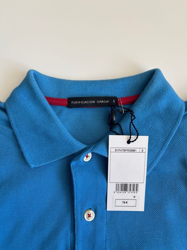 Polo Purificación García azul