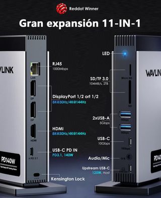 Base Wavlink PD140W Triple Display