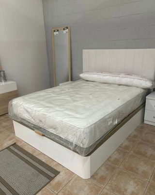 Canapé Abatible Doble Blanco - OFERTA!! 