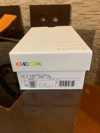 Zapatillas Geox niña/o negras