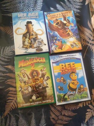 4 Películas animadas DVD