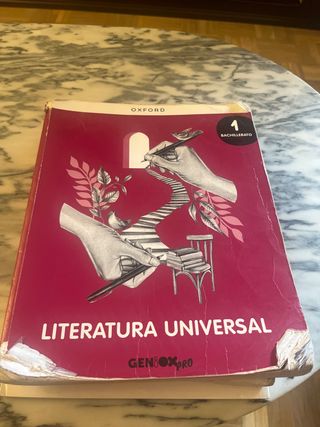 Literatura Universal 1º Bachillerato. Libro del...