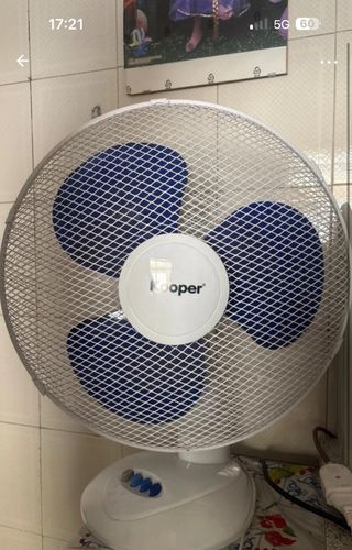 Ventilatore Kooper - Bianco e Blu