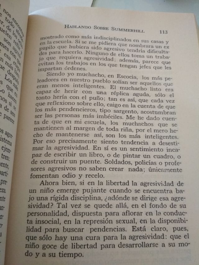 Hablando sobre Summerhill