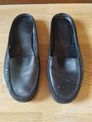 Mocasines negros mujer -talla 40