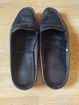 Mocasines negros mujer -talla 40