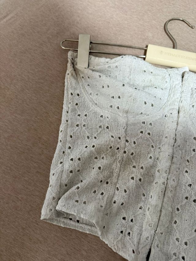 Top blanco H&M - crop top