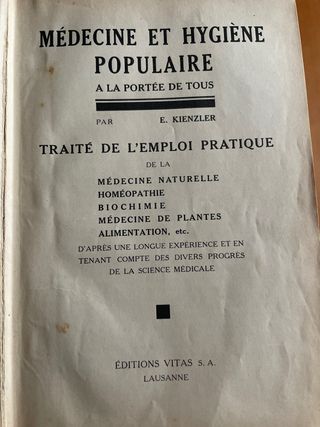 Médecine Hygiene populaire